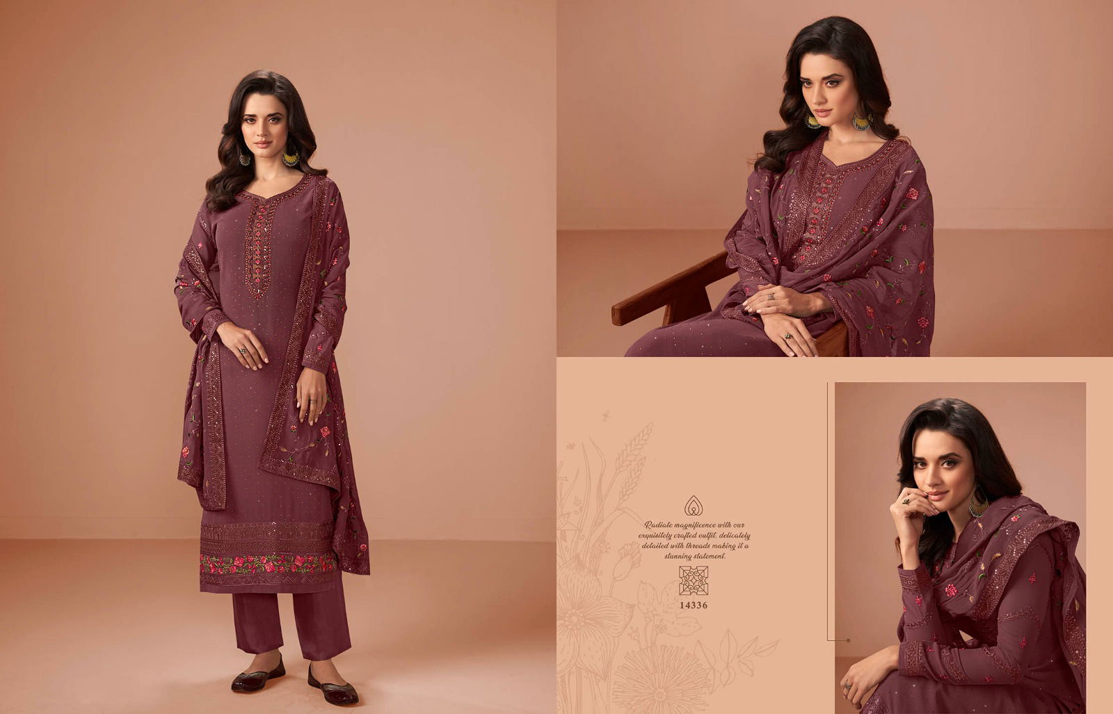 Zisa Rose 14331-14336 Designer Salwar Suits Catalog